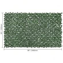 Ivy Privacy Fence, 59 X 98/39 X 98/96 X 72/24x16 Inch Artificial Green Wall Screen, Greenery Ivy Fence With Strengthened Joint, Faux Hedges Vine Leaf Decoration For Outdoor Garden, Yard, Balcony, Patio Decor. - 59 x 98inch - 查看 10