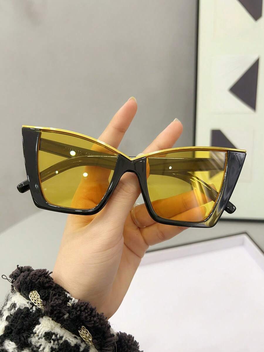 1pc Women Casual Glasses, Suitable For Daily Commute, Decor & Street Photography