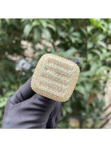 1 件立方氧化锆黄铜方戒指，男士嘻哈珠宝，日常佩戴 - 風格 - 查看 13