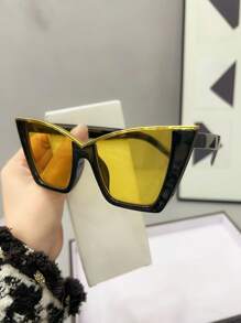 1pc Women Casual Glasses, Suitable For Daily Commute, Decor & Street Photography