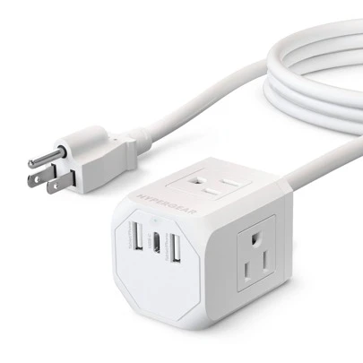 Cube Multi-Port Power Strip Extension Cord
