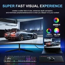 This 32-Inch 1K-240HZ-1800R Gaming Monitor Is The Perfect Partner For Gaming Computers. With A High Refresh Rate Of 240Hz, The Picture Is Extremely Smooth. The 1800R Curved Design Brings An Immersive Experience. It's A Surprise Gift For Friends And Family On Christmas Carnival. Enjoy The Ultimate Gaming World. - 查看 7