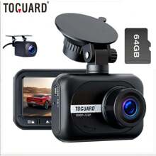 TOGUARD 1080P Front And Rear Dual Dash Cam Car Driving Video Recorder Camera 64G - 1 - View 2
