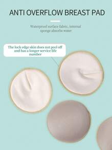 2 pares de rellenos para sujetador, almohadillas adhesivas push-up, levantamiento de senos de silicona impermeables para mujeres en trajes de baño, bikinis, vestidos, en colores beige y negro - Multicolor - Ver 7