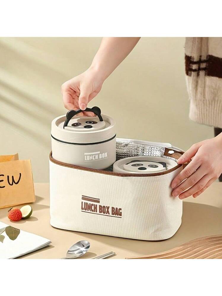 LDQ 5-In-1 Stainless Steel Lunch Box Set With Microwave Safe Lunch