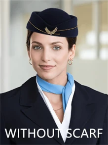 1Sets Stewardess Hat With Scarf (Some Style Without Scarf) Flight Attendant Cap Felt Pillbox Hats Air Hostess Retro Fedoras Cap Beret Hat Cosplay Costume Party Accessories For Women Lady Gift.