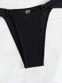 2pcs Women's New European And American Style Bikini Set, For Summer Beach Vacation