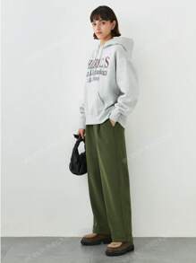 MOUSSY sweat-shirt à capuche style vintage MOUSSY doublé thermique 010GAQ90-5790