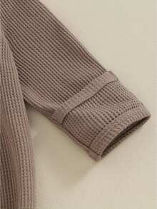 Newborn Baby Bodysuits - Brown - View 4