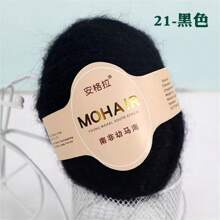 10 包羊毛混纺纱 27/21S 细线 - 非常适合手工编织披肩和夹克，每件 0.055 磅，咖啡色、奶油色和驼色 - 柔软、温暖的色调，非常适合 DIY 针织项目、手工针织服装、柔软纹理纱线 - 10件裝 - 查看 31