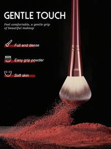 46/41/36pcs Makeup Sponge Puff And Makeup Brush Set, Includes Powder Brush, Blush Brush, Contour Brush, Foundation Brush, Nose Brush, Eye Shadow Brush, Eyebrow Brush, Lip Brush, Detail Brush, Makeup Sponge Blender, Triangle Powder Puff, Makeup Brush Cleaning Bowl, Makeup Sponge, Finger Puff, Mini Detail Makeup Sponge, 1 Makeup Headband And 2 Wrist Bands, Makeup Remover Puff,Giveaways,Professional Makeup Brushes,Complete Makeup Set - Multicolor - View 6