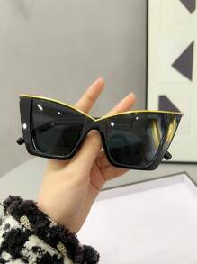 1pc Women Casual Glasses, Suitable For Daily Commute, Decor & Street Photography