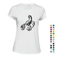 Scorpio Scorpion Zodiac Horoscope Black Sign Ladies Women T Shirt Tee Top