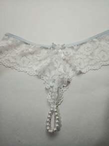 Thai Lace Panties From P To Plus Size - 白色 - 查看 1