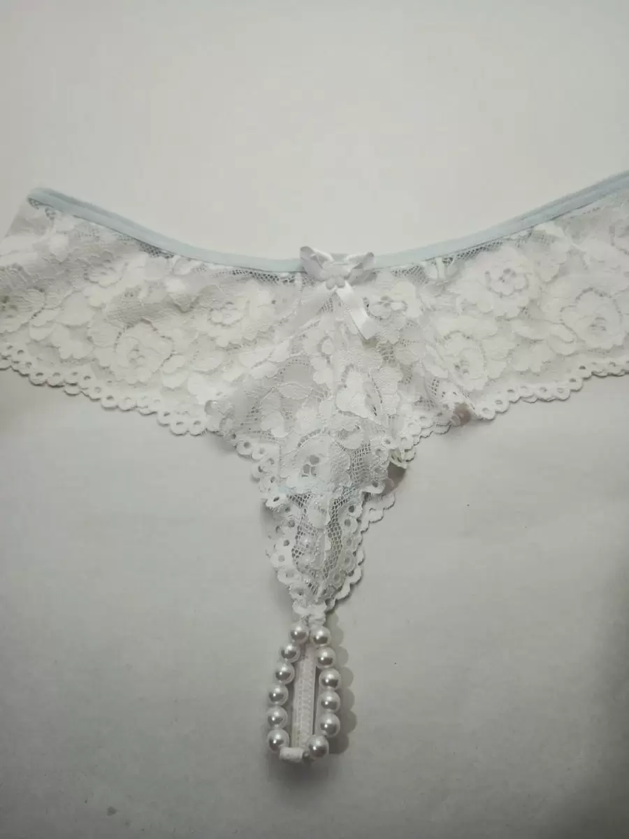 Thai Lace Panties From P To Plus Size - 白色 - 查看 1
