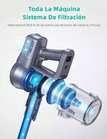 Aspiradora inalámbrica 6 in 1 Greenote GSC50 23Kpa 200W gris y azul - Tipo de Enchufe B USA (110-127V) - Ver 8