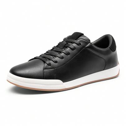 Men's Casual Dress Sneakers Business Shoes Lace-Up Lightweight  Fiexible Fashion Sneakers Minimalist Aesthetic