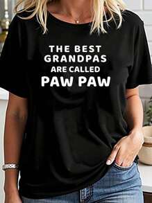 Mens The Best Grandpas Are Called Paw Paw Gift For Grandpa T-Shirt