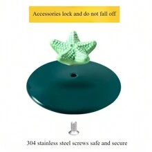 新款自创通用陶瓷海星盖玻璃盖茶杯盖大口径陶瓷杯防尘盖耐高温陶瓷杯盖 - 彩色 - 查看 6