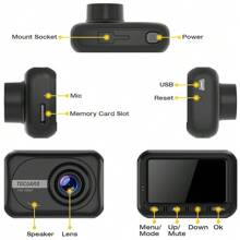 TOGUARD 1080P Front And Rear Dual Dash Cam Car Driving Video Recorder Camera 64G - 1 - View 10