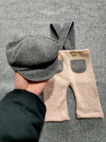 Ubrania do fotografii noworodkowej Rekwizyty do zdjęć dziecięcych Kostiumy dla niemowląt Stroje dla niemowląt na sesję zdjęciową Baby Shower Dekoracje dla rodziny Prezenty Baby Shower Prezenty wielkanocne Rzeczy dla dziewczynek/chłopców