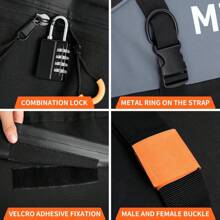 Bolsa de carga impermeable para techo de coche, 566 litros, portaequipajes de techo de coche con cierres recubiertos, incluye alfombrilla antideslizante, para coches con o sin portaequipajes - 15 pies cúbicos - Ver 6