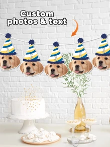 Personalized Face Photo Banner, Personalized Birthday Banner,Custom Face Birthday Banner Head Banner Photo Logo Banner Bachelorette, Funny Birthday Decor, 1st, 2nd, 3rd, 4th, 5th, 6th, 10th, 18th, 20th 21st, 40th, 50th, 60th,Birthday Banner,Retirement Banner, Birthday Decor Event,Retirement Banner, Birthday Decor Even - Multicolor - View 5
