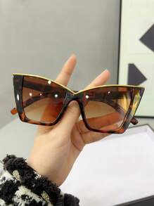 1pc Women Casual Glasses, Suitable For Daily Commute, Decor & Street Photography