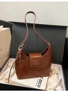 2025 Minimalist Shoulder Bag & Crossbody Bag, Versatile And Popular Premium - Brown - View 2