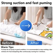 Vacuum Machine, Vacuum Storage Bag, Suitable For Travel Supplies, Clothes, Bedding, Blankets, Bedding And Other Convenient Vacuum Storage Bag, Vacuum Machine + Vacuum Compression Bag Set, Very Suitable For Home Travel Storage Use Of Vacuum Machines And Vacuum Bags