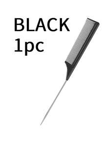 鼠尾，梳子钢针鼠尾碳纤维耐热梳理梳配不锈钢针尾，鼠尾提拉梳，适用于美发沙龙或家庭用品的造型梳 - 彩色 - 查看 18