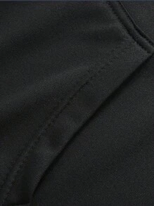 Barcelona European Team Sweatshirt Basic Casual Cotton Jacket - 黑色 - 查看 6