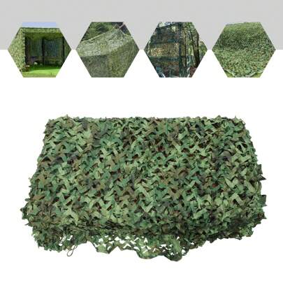 YUNRUX Camouflage Net Army Camouflage Net Hunting Net Sun Protection Camping Camouflage Net 3m*5m