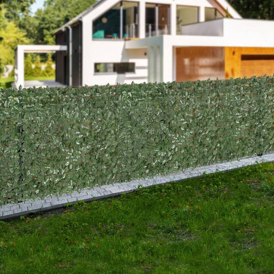 Ivy Privacy Fence, 59 X 98/39 X 98/96 X 72/24x16 Inch Artificial Green Wall Screen, Greenery Ivy Fence With Strengthened Joint, Faux Hedges Vine Leaf Decoration For Outdoor Garden, Yard, Balcony, Patio Decor. - 59 x 98inch - 查看 1