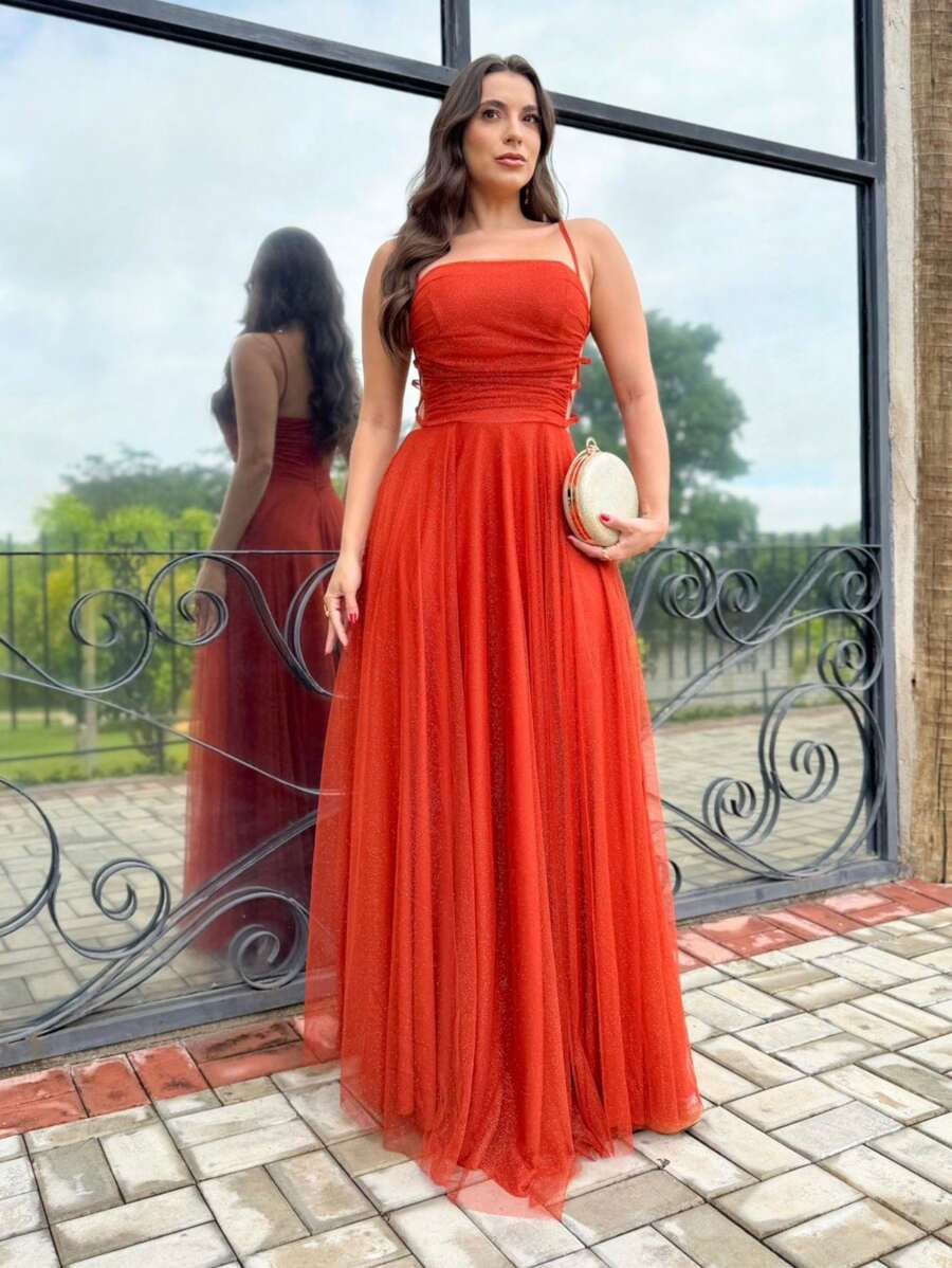 Wedding Dresses - Burnt Orange - View 1