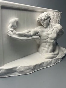 Retro Roman Figures, Sculptures, Art Pieces, Plaster Statues, High-End Living Room Decorations, Birthday Gifts, Home Decorations, Ornaments Graduation