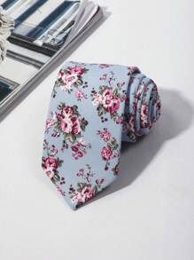 1 chiếc cà vạt thủ công họa tiết hoa nhỏ thời trang giản dị dành cho nam, thích hợp cho trang phục hẹn hò và dự tiệc - Nhiều màu - Xem 5