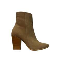 BOTINES PARA DAMA DE MODA/ BOTAS DE MODA/ BOTINES BONITOS PARA MUJER - Café integral - Ver 6