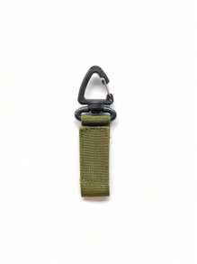 Men's Waist Accessories Outdoor Camping Belt Gear Clip Nylon Key Ring Holder Outdoor Hiking Hook Buckle Utility Hanger Compatible