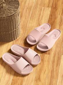 Chanclas de masaje rosas, sandalias suaves y cómodas para mujer, con soporte para el arco, material de EVA, de fácil deslizamiento, para el verano