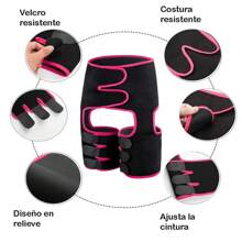 Faja reductora de cintura y piernas. 1 pieza - Rosa Fucsia - Ver 4