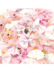 10 Stücke Haarzubehör für Haustiere, Schleifenkopfschmuck, Blumenkopfschmuck im Prinzessinnenstil, Haarspangen und Gummibänder für Hunde, die schönsten Geburtstagsgeschenke für Haustiere, Feiertagsgeschenke, Haustierzubehör, Haustierdekorationen