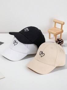 3 Piezas de Gorras de Béisbol para Bebé con Bordado de Amor - Estilo de Moda en Colores para Niños y Niñas - Gorras de Béisbol Casuales Lindas Adecuadas para Fiestas, Uso Diario y Primavera/Verano