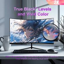 GAWFOLK The 32-Inch 2K-165HZ-1800R HD Curved Gaming Monitor Is A Surprise Choice For Christmas Season, And Is A Great Gift For Gaming Enthusiasts. THIS 32-INCH 2K HD CURVED GAMING MONITOR COMBINES A HIGH REFRESH RATE OF 165HZ WITH THE PERFECT CURVATURE OF 1800R TO BRING YOU AN INCREDIBLE VISUAL EXPERIENCE THAT ALLOWS YOU TO ENJOY THE ULTIMATE GAMING WORLD. Whether It's A Gift For A Friend Or A Treat For Yourself, It's The Way To Go.