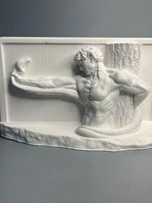 Retro Roman Figures, Sculptures, Art Pieces, Plaster Statues, High-End Living Room Decorations, Birthday Gifts, Home Decorations, Ornaments Graduation