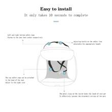 Pet Dog Car Seat For Small Medium Dogs And Cats, Ultra-Soft Pet Travel Booster Seat With Seat Belts, Towing Ropes And Storage Pockets, Anti-Collapse Design