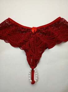 Thai Lace Panties From P To Plus Size - 紅色 - 查看 1