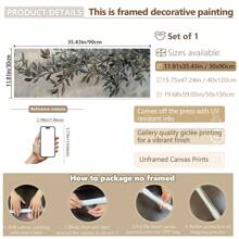 1 件，帆布挂画，橄榄树帆布墙艺术印刷品，现代经典艺术装饰风格，油画海报，风景主题，纯色图案，室内/室外客厅、卧室、厨房、餐厅、教室装饰，风景主题，艺术装饰风格，经典风格，现代风格，秋季，春季礼物生日毕业 - 彩色 - 查看 10