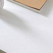 ZINUS Jennifer 55 Inch White Frame Desk, Computer Workstation, Office Desk, Dining Table, Easy Assembly, Natural - 白色 - 查看 3