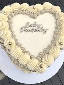 [定制 1 件] 亚克力蛋糕装饰，个性化姓名和年龄、婚礼、订婚、周年纪念蛋糕装饰，独特的个性化礼物，激光切割双层亚克力 - 彩色 - 查看 7